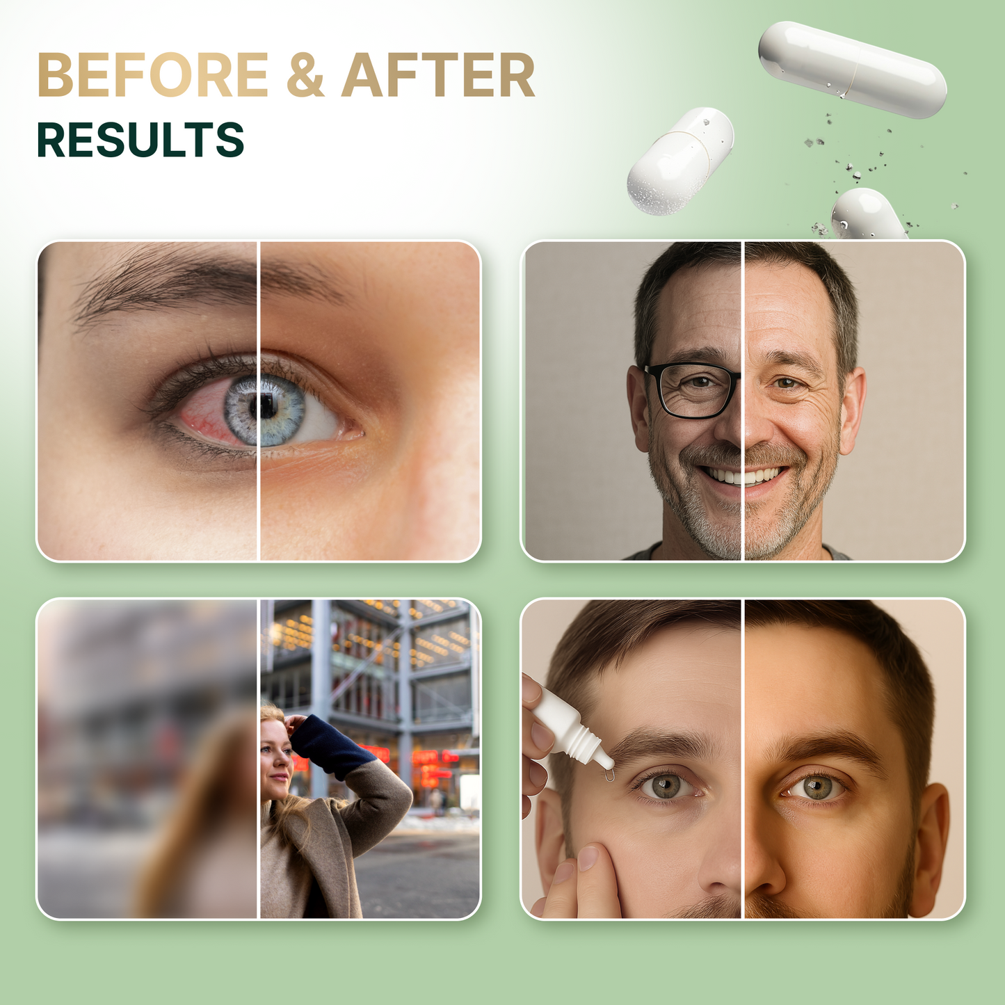 NovaLab+ Eye Health & Vision Support – 30-Day Formula with Lutein, Zeaxanthin, Bilberry, Vitamins, Minerals & Antioxidants